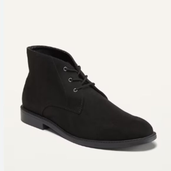 Water-Repellent Faux-Suede Desert Chukka Boots - Picture 2 of 3